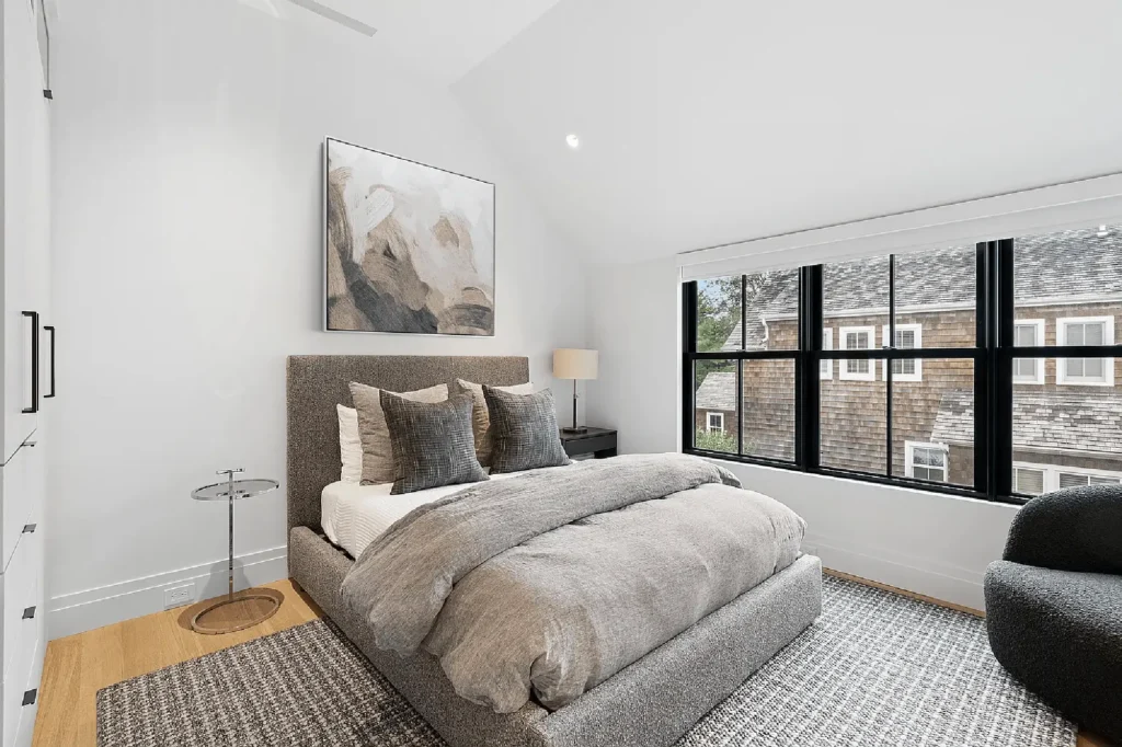 Luxury East Hampton Village House by Spring Architecture + Design, featuring passive-house principles, energy-efficient design, and sustainable modern architecture by Jessica Talley in New York