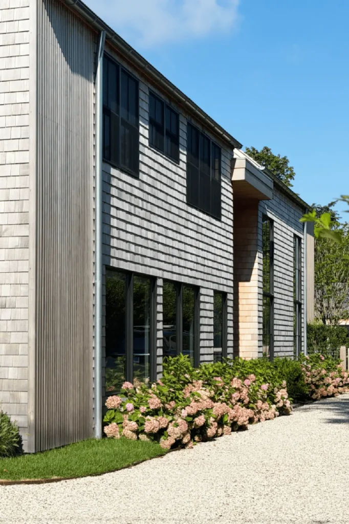 Luxury East Hampton Village House by Spring Architecture + Design, featuring passive-house principles, energy-efficient design, and sustainable modern architecture by Jessica Talley in New York