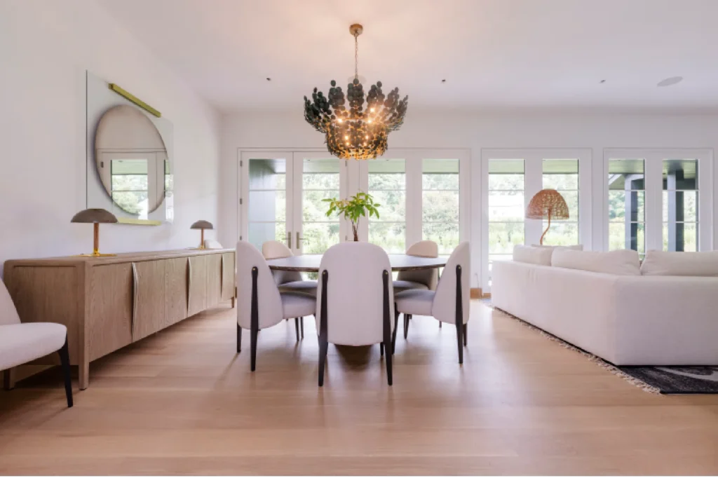 Pond House in Westport, CT, by Spring Architecture + Design, is a 4,500 sq ft coastal renovation blending modern farmhouse and Japanese architecture with waterfront views and refined outdoor living.