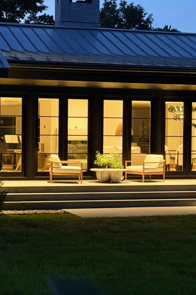 Pond House in Westport, CT, by Spring Architecture + Design, is a 4,500 sq ft coastal renovation blending modern farmhouse and Japanese architecture with waterfront views and refined outdoor living.