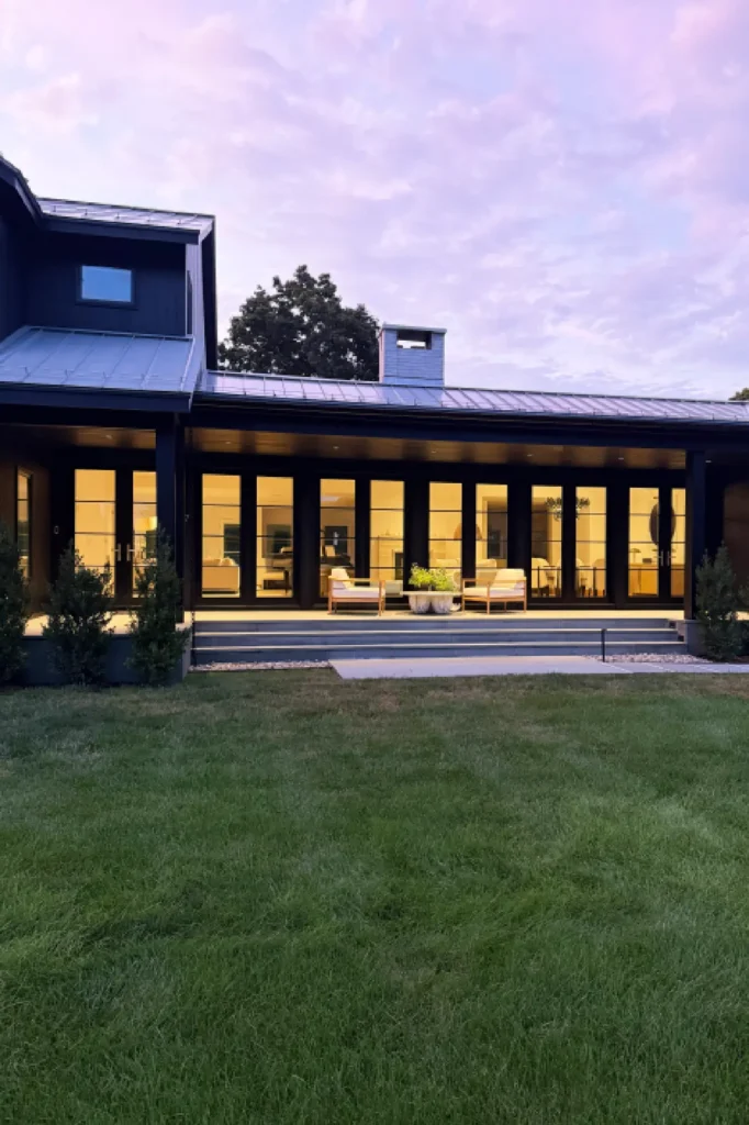 Pond House in Westport, CT, by Spring Architecture + Design, is a 4,500 sq ft coastal renovation blending modern farmhouse and Japanese architecture with waterfront views and refined outdoor living.