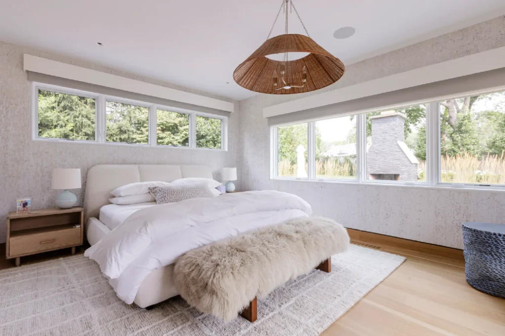 Pond House in Westport, CT, by Spring Architecture + Design, is a 4,500 sq ft coastal renovation blending modern farmhouse and Japanese architecture with waterfront views and refined outdoor living.