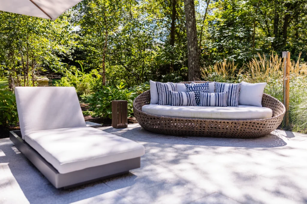 Resort House by Spring Architecture + Design, a 3,800 sq ft sustainable coastal residence featuring modern architecture, net-zero energy design, luxury outdoor living, pool house, and energy-efficient systems.