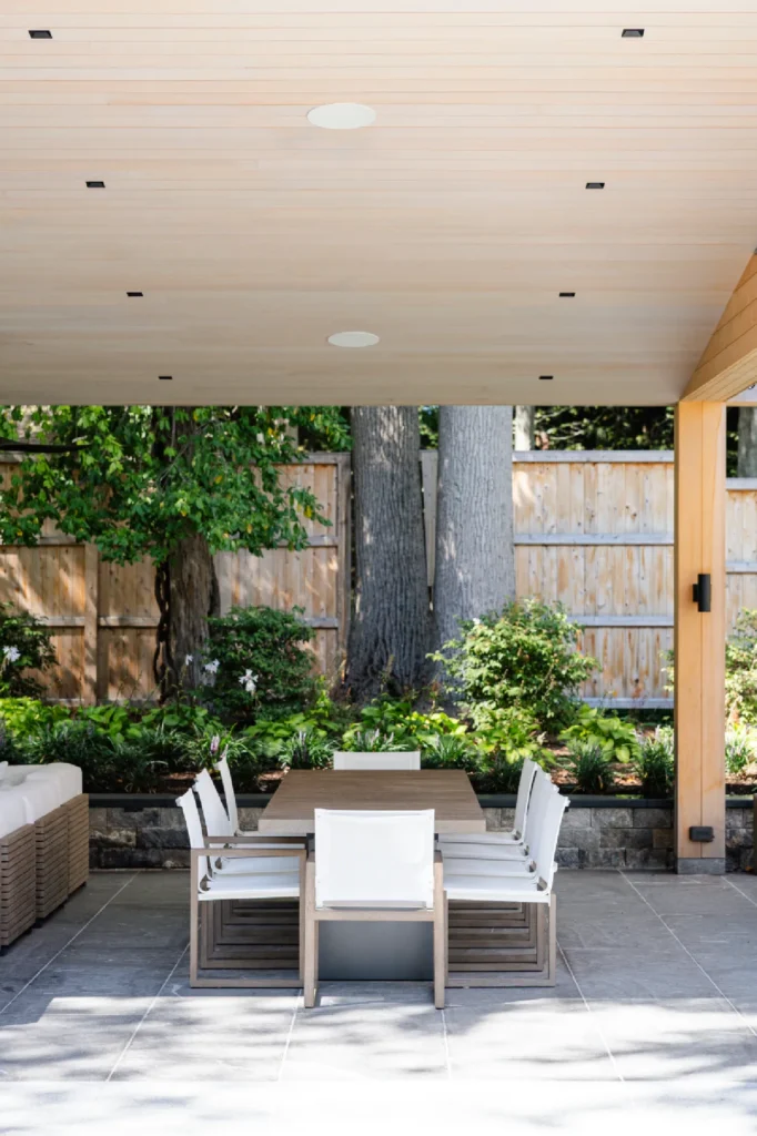 Resort House by Spring Architecture + Design, a 3,800 sq ft sustainable coastal residence featuring modern architecture, net-zero energy design, luxury outdoor living, pool house, and energy-efficient systems.