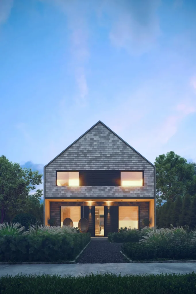 Luxury East Hampton Village House by Spring Architecture + Design, featuring passive-house principles, energy-efficient design, and sustainable modern architecture by Jessica Talley in New York